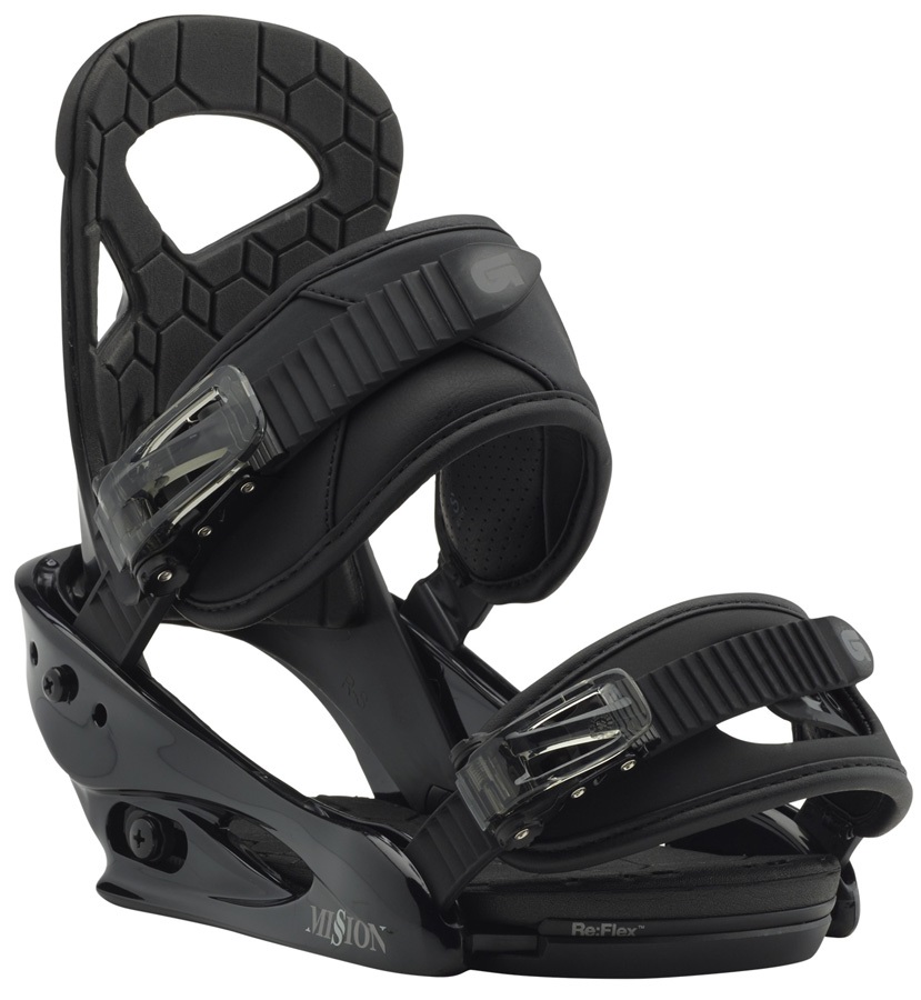 Burton Mission Smalls Youth Snowboard Bindings, Small Black 2018
