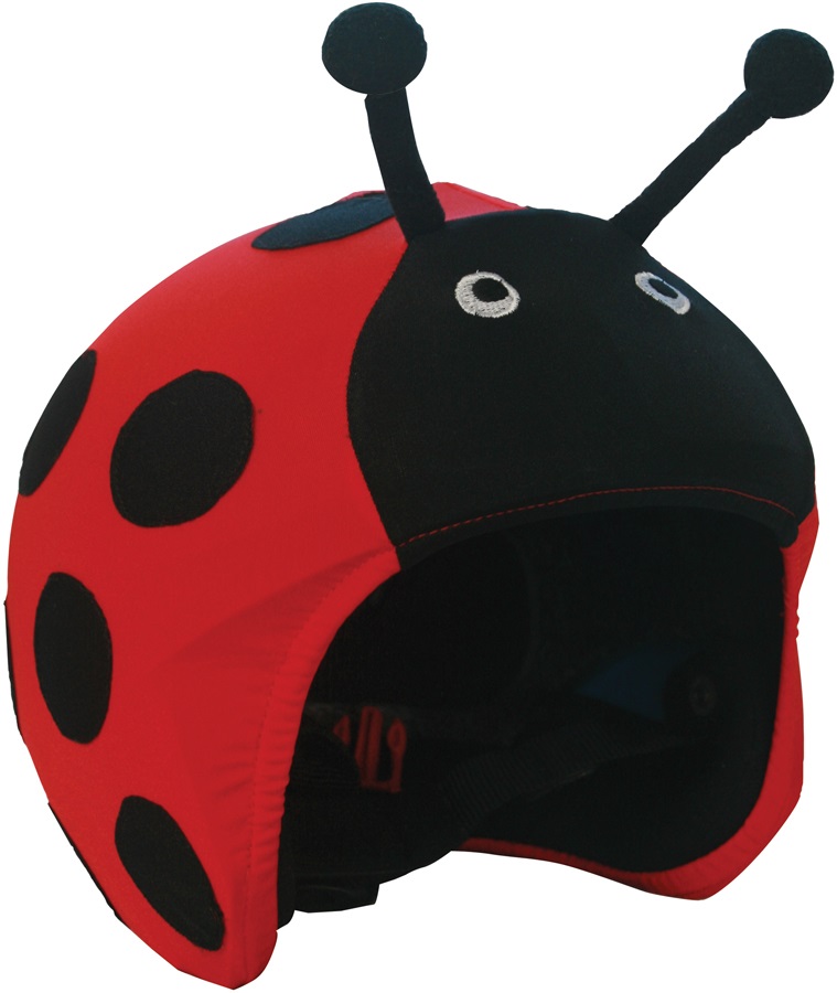 Coolcasc Animals Ski/Snowboard Helmet Cover, One Size, Ladybug