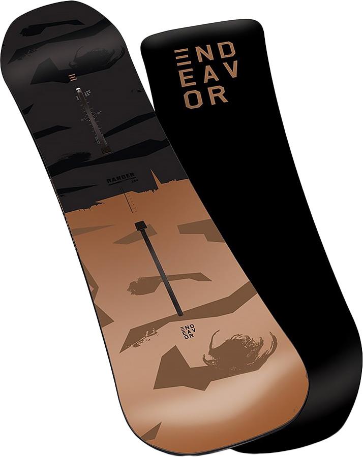 Endeavor Ranger Hybrid Camber Snowboard, 144cm 2019