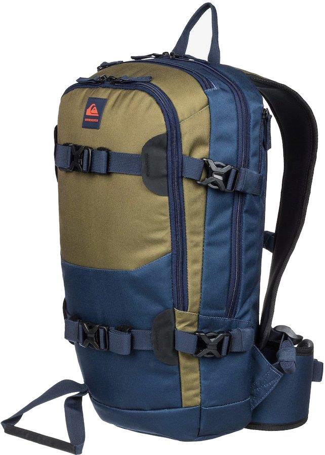 Quiksilver Oxydized Ski/Snowboard Backpack, 16l Military Olive
