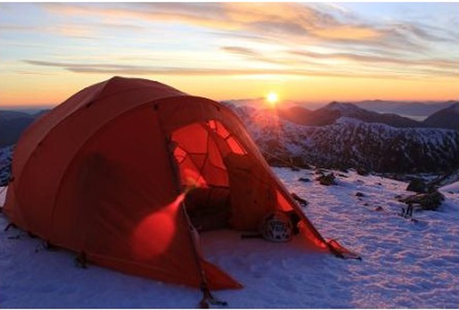 Vango F10 XPD 3 Expedition Tent With Porch, 3 Person Orange