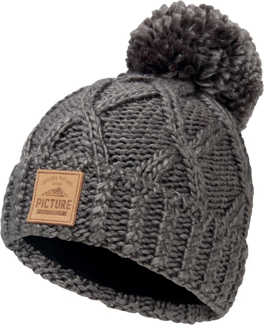 Picture Haven Ski/Snowboard Beanie, One Size Grey Melange