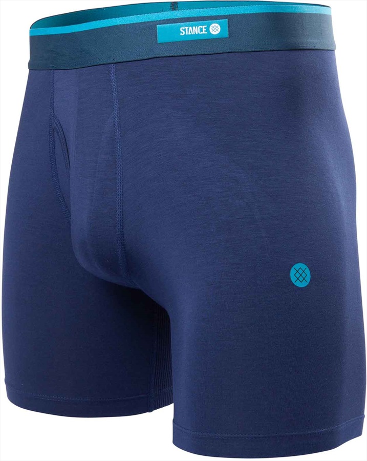 Stance Wholester Butter Blend Boxer Shorts Underwear, L Elemental Navy