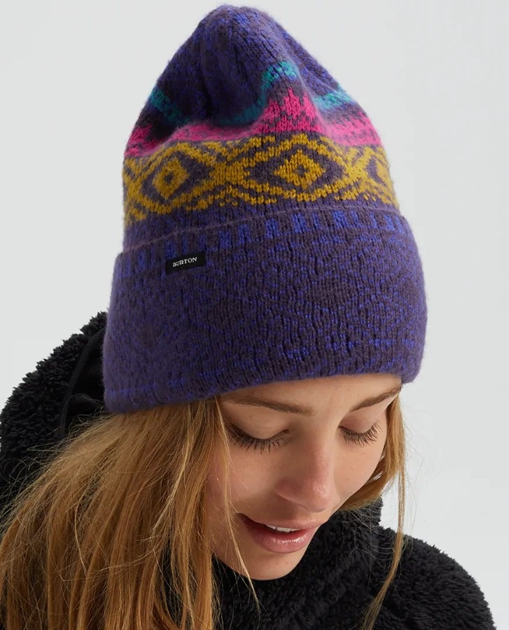 Burton Edgeworth Slouch Women's Ski/Snowboard Beanie, Purple Velvet