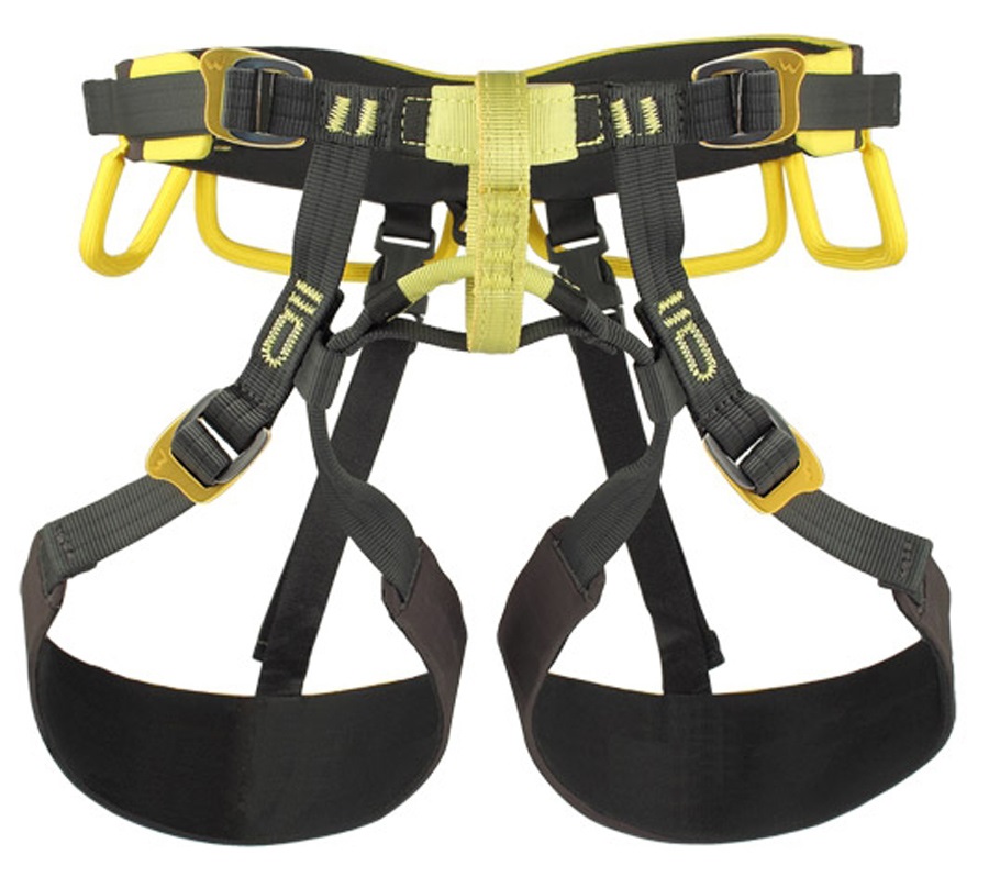 Grivel Ares Climbing Harness 64-84cm Black/Yellow