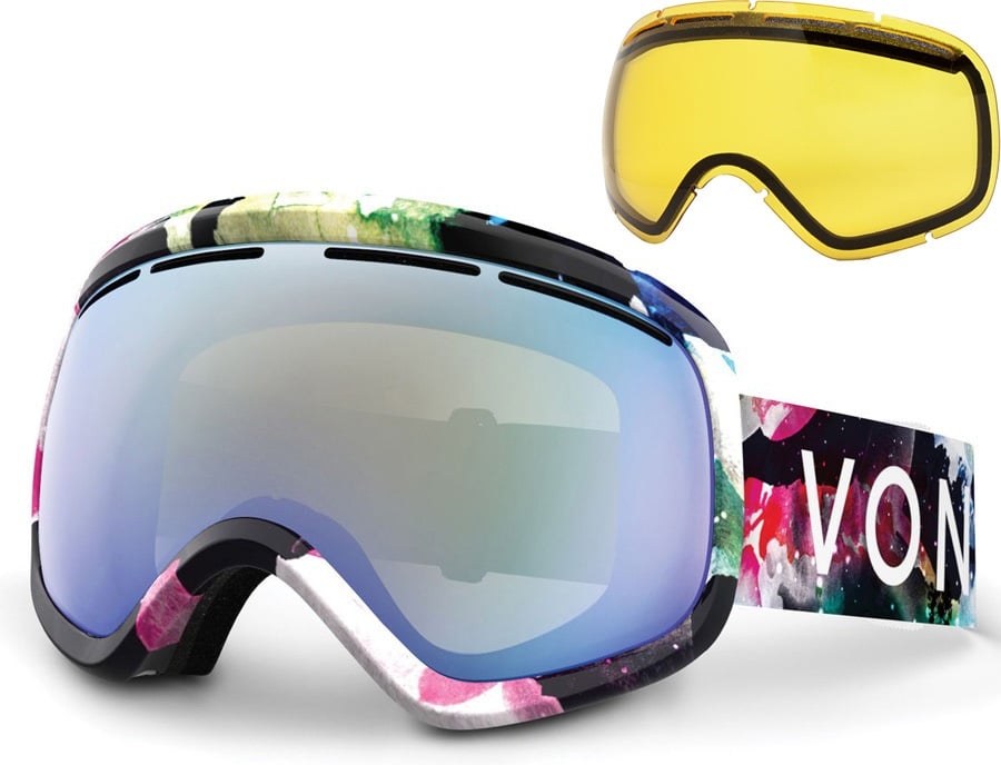 Von Zipper Skylab Stellar Snowboard/Ski Goggles, M/L Cosmic Foxx