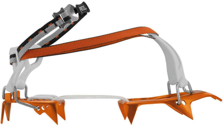 Petzl Leopard FL Ultralight Snow Approach Crampon, UK 311 Orange