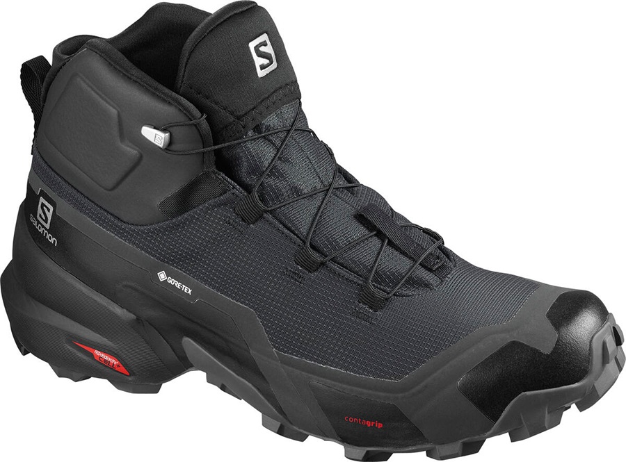 Salomon Cross Hike Mid Gore-Tex Hiking Boots, UK 7.5 Phantom/Black