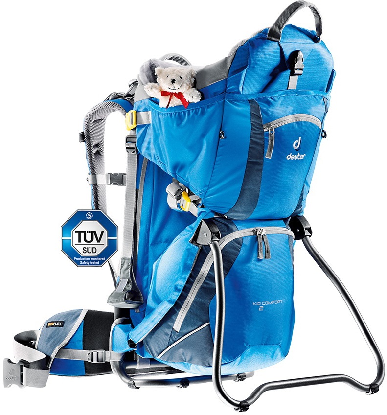 Deuter Kid Comfort 2 Child Carrier Backpack Adjustable Ocean/Midnight