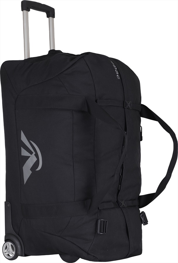 Macpac Wheeled Duffel 120 Wheeled Travel Duffel, 120L, Black