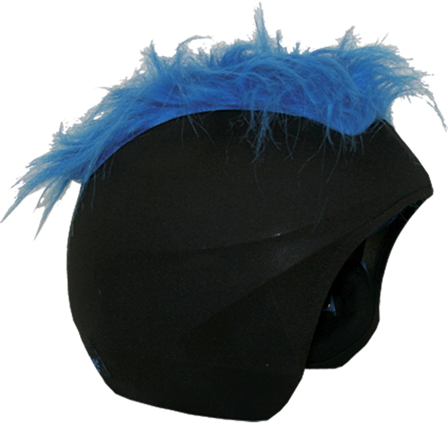Coolcasc Show Time Ski/Snowboard Helmet Cover, One Size, Furry Blue