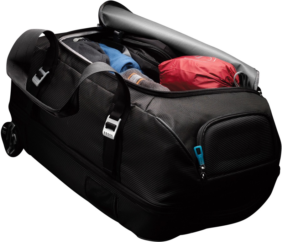 Thule Crossover Rolling Duffel Ski/Snowboard Gear Hauler, 87L Black