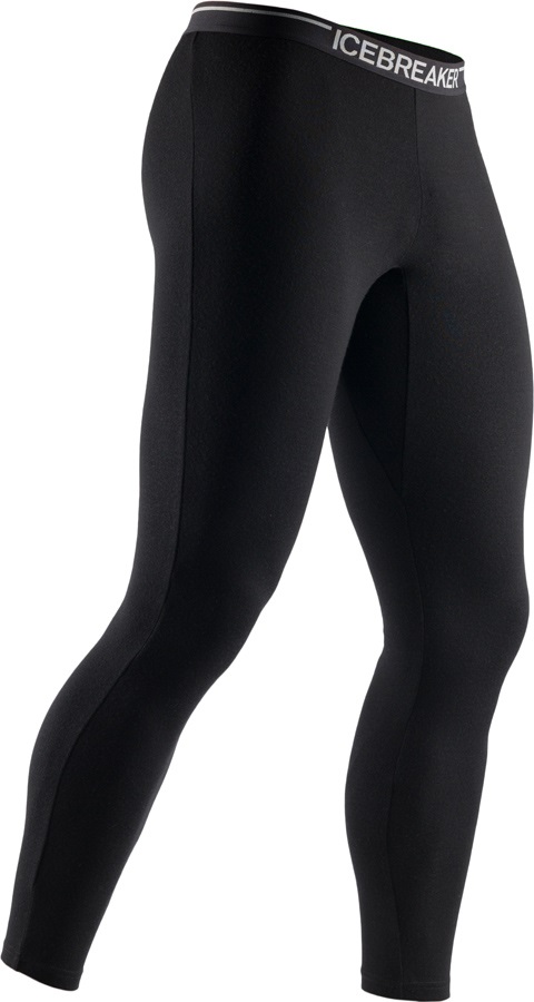 Icebreaker Men's Bodyfit Basics 260 Apex Leggings, XL, Black