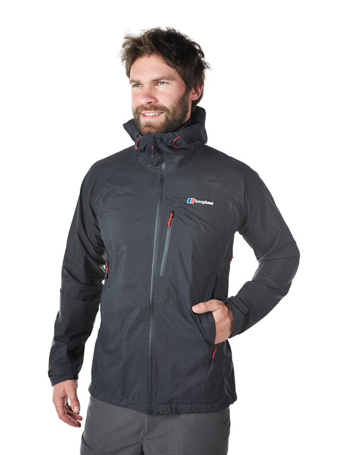 Berghaus Light Speed Hydroshell Waterproof Jacket, M, Black