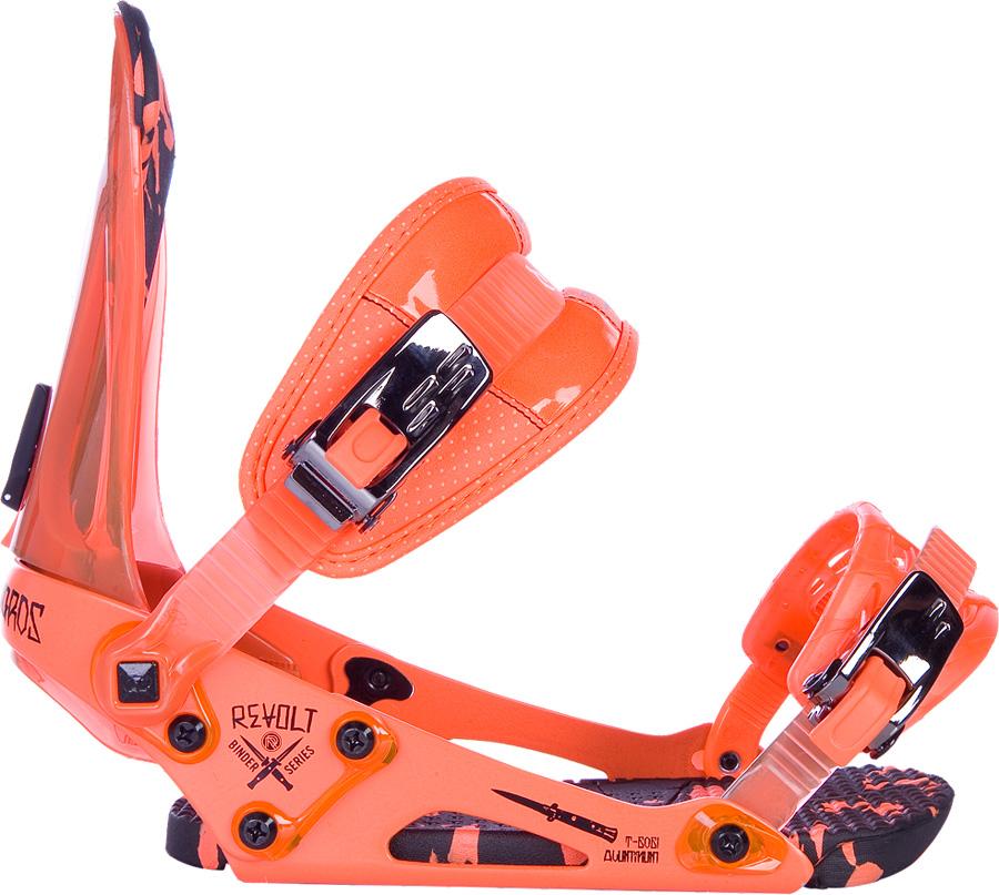 Ride Revolt Snowboard Bindings, XL (UK 1014), Orange, 2013