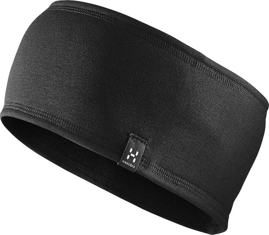 Haglofs Fanatic Sweatband Thermal Headband, S/M True Black Solid
