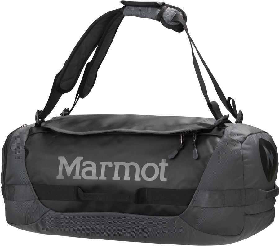 Marmot Long Hauler Duffel Travel Bag 50L Black/Slate Grey
