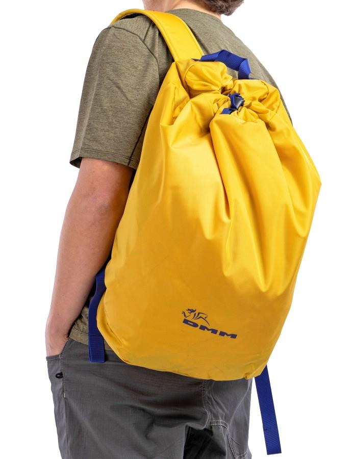 DMM Pitcher Rope Bag Rock Climbing Gear Backpack, 26l Yellow