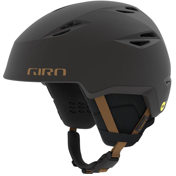 Giro Grid Spherical MIPS Ski/Snowboard Helmet, M Metallic Coal/Tan