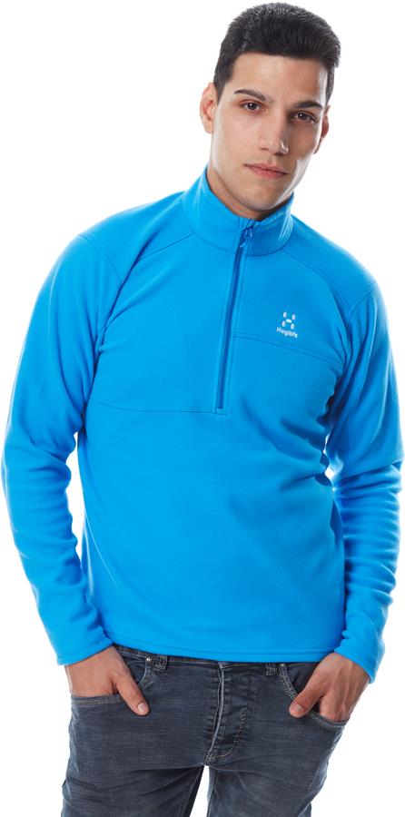 Haglofs Buteo 1/2 Zip Men's Fleece Jacket, L Nordic Blue