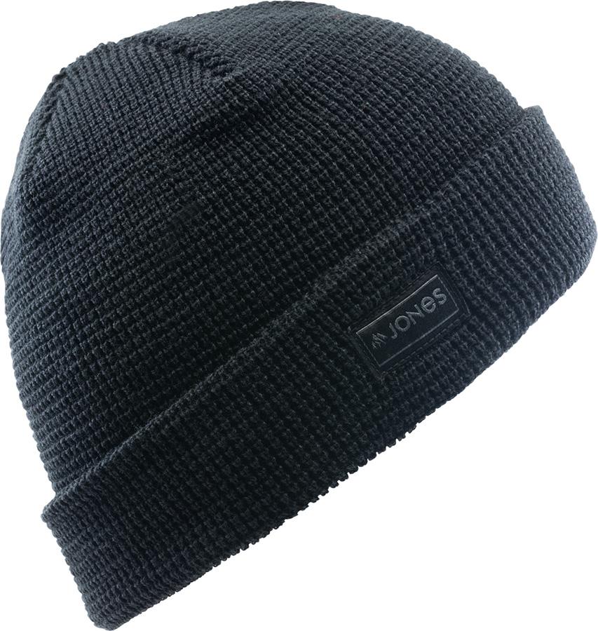 Jones Arlberg Snowboard/Ski Cuffed Beanie, Black 2021