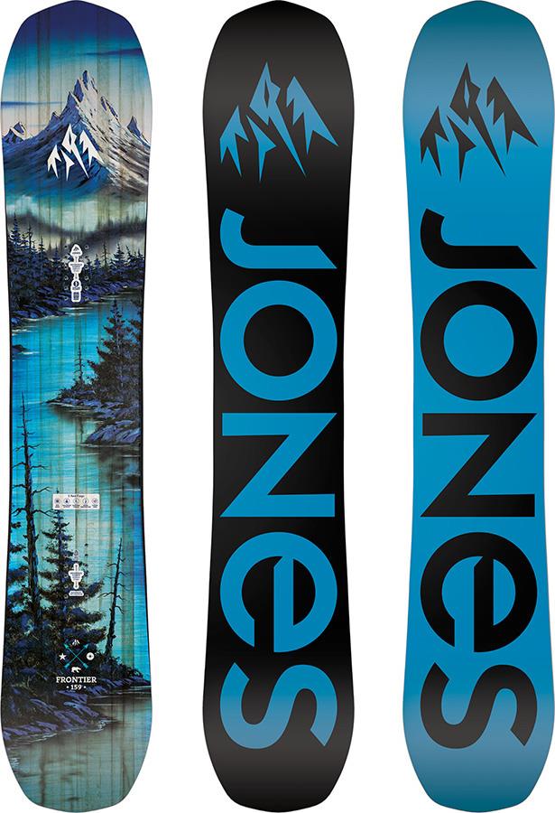 Jones Frontier Hybrid Camber Snowboard, 162cm 2021