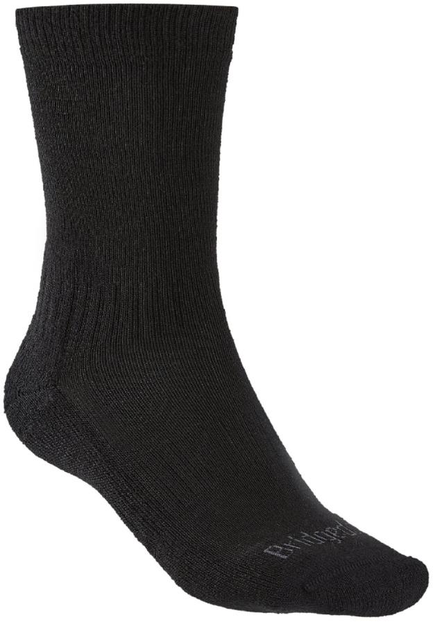 Bridgedale Lightweight Merino Performance Boot Hiking Socks, XL Black
