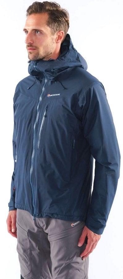 Montane Mens Duality Insulated GORE-TEX Jacket Top Blue Sports Outdoors Full Zip 