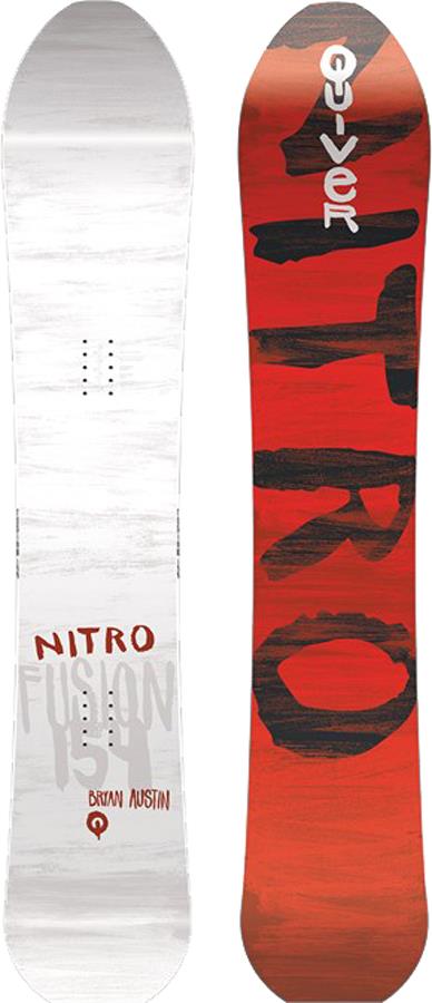 Nitro Quiver Fusion Cam-Out Camber Snowboard, 154cm 2020