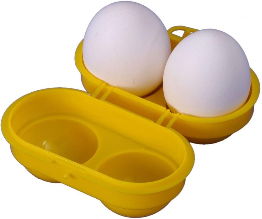 Coghlan's 2 Egg Holder Camping & Outdoor Egg Carrier, Yellow