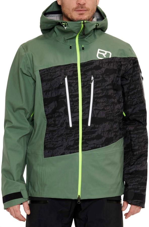 Ortovox 3L Guardian Shell Ski/Snowboard Jacket, XL Green Forest