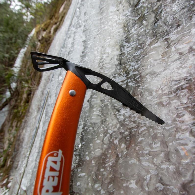 Petzl Gully UltraLight Ski Mountaineering Ice Axe, 45cm Hammer