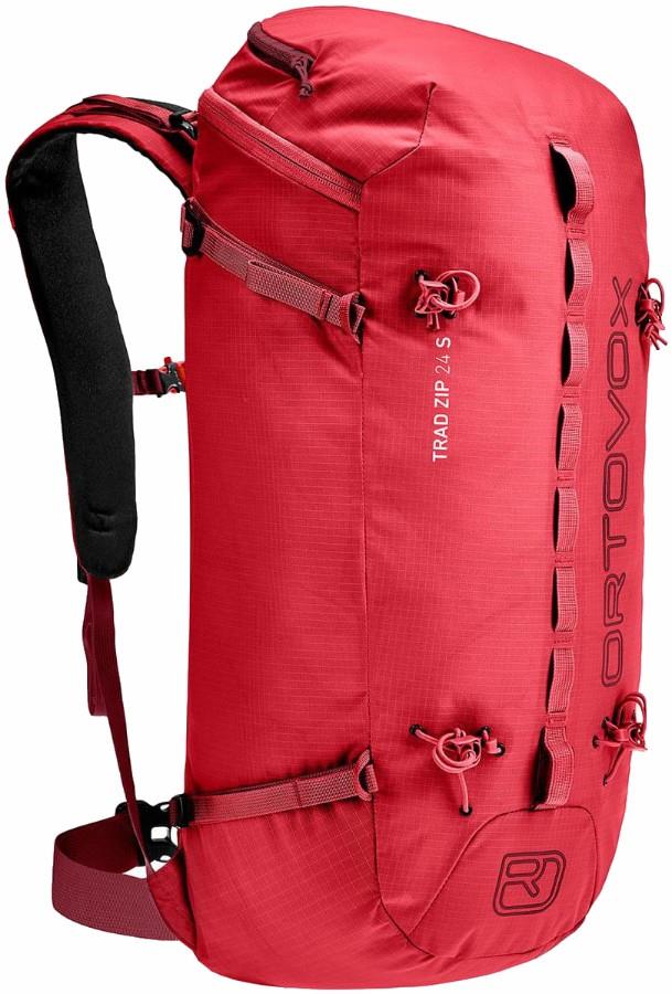 Ortovox Trad 24 S Climbing & Mountaineering Pack, 24L Hot Coral