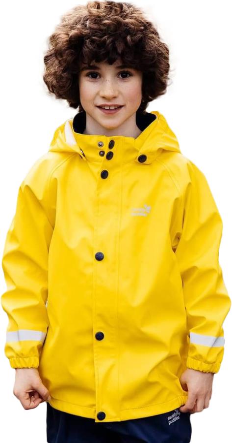 Muddy Puddles Rainy Day Kids Waterproof Jacket, 3-4yrs Yellow
