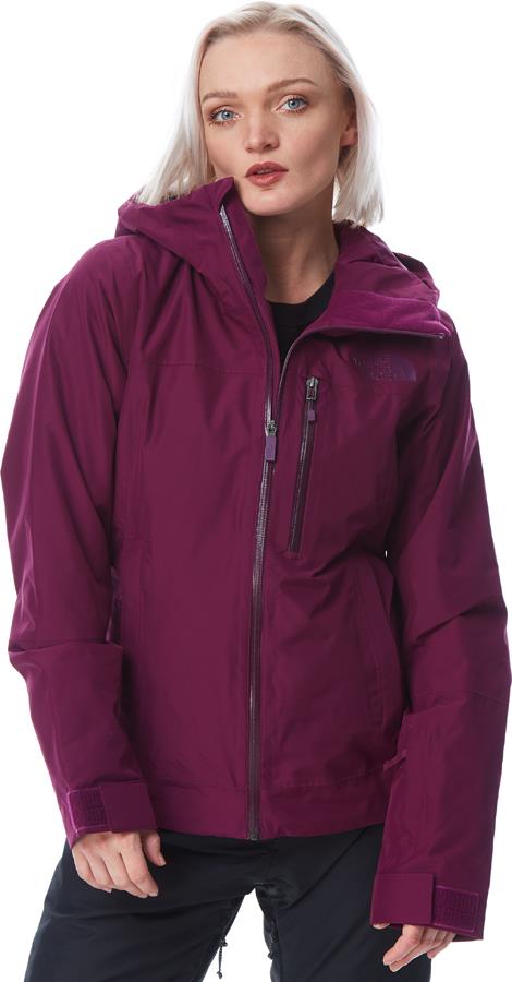 The North Face Descendit Women's Ski/Snowboard Jacket, M Purple
