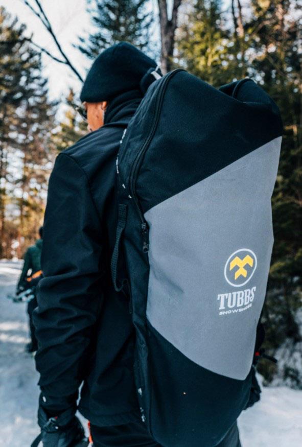 Tubbs Snowshoe Bag Carry Tote For Snowshoes, Medium Grey