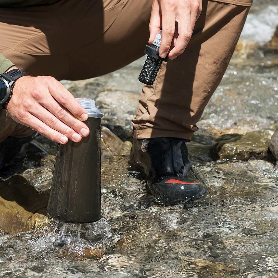 Katadyn BeFree 1L Tactical Water Filtration Bottle, 1L Grey