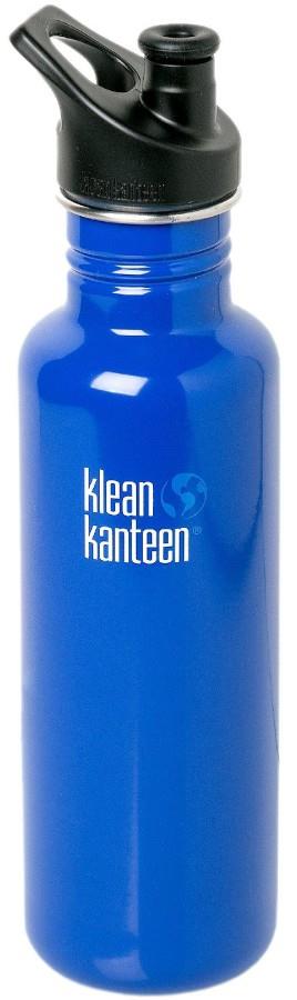 Klean Kanteen Classic Sports Cap Water Bottle, 800ml Coastal Waters