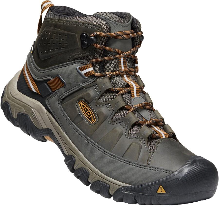 Keen Targhee III Mid WP Hiking Boots, UK 8 Black Olive/Brown