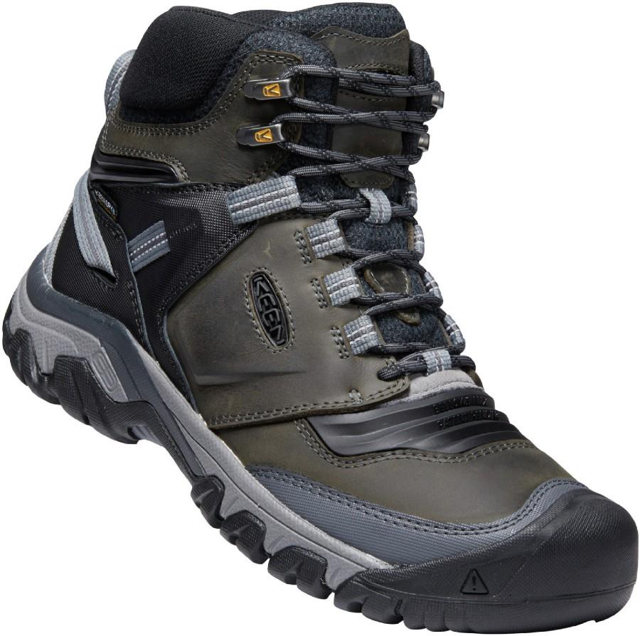 Keen Ridge Flex Mid Waterproof Hiking Boot, UK 10.5 Magnet/Black