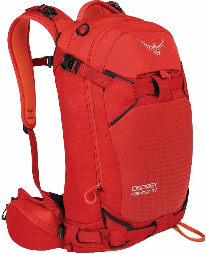 red osprey backpack