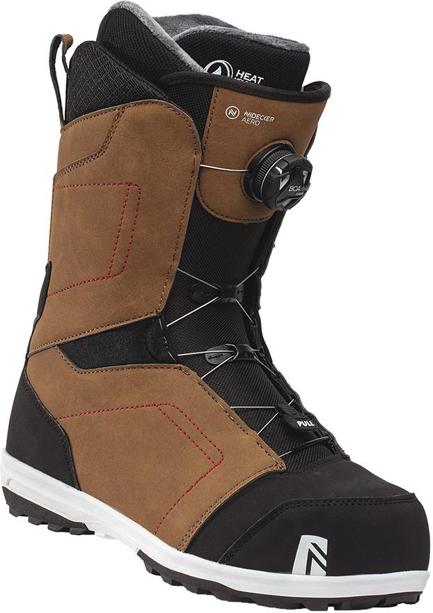 Nidecker Mens Aero Boa Coiler Snowboard Boots, Uk 12 Brown 2021