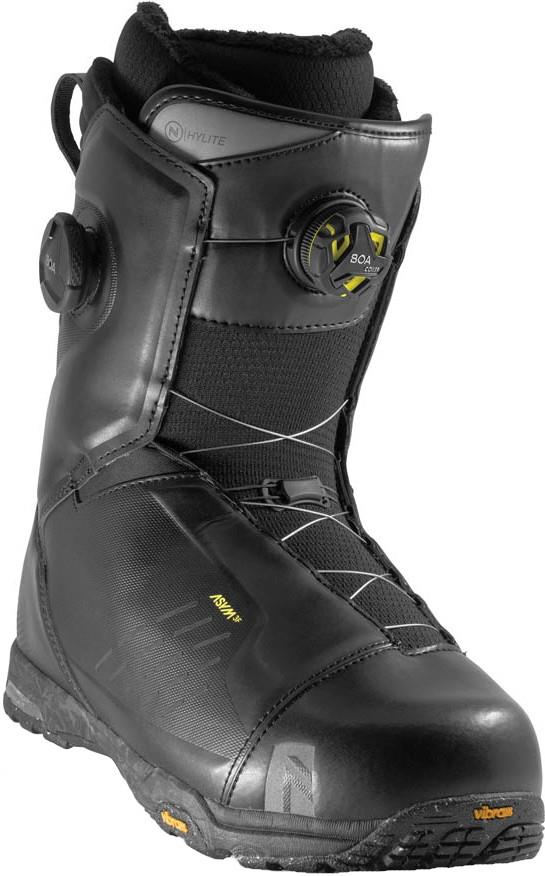 Nidecker HyLite Focus Boa Snowboard Boots, UK 9.5 Black 2020