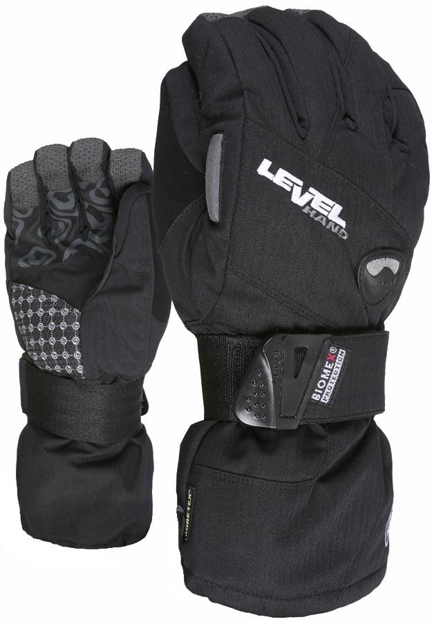 Level Half Pipe Gore-Tex Snowboard/Ski Gloves S Black