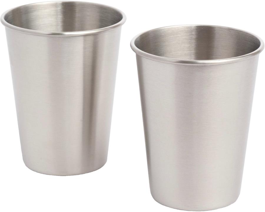 Elephant Box 350ml Stainless Steel Cup Durable Cup Set 2 X 350ml