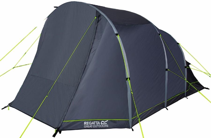 Regatta Kolima V2 4 Inflatable Family Camping Tent, 4 Man Grey
