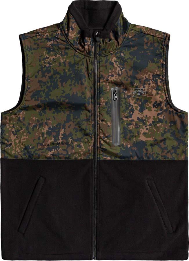 zip up fleece vest