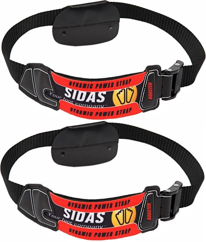 Sidas Booster Ski Boot Power Strap Pair Black/Red Male
