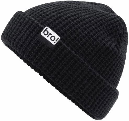 black snowboard beanie