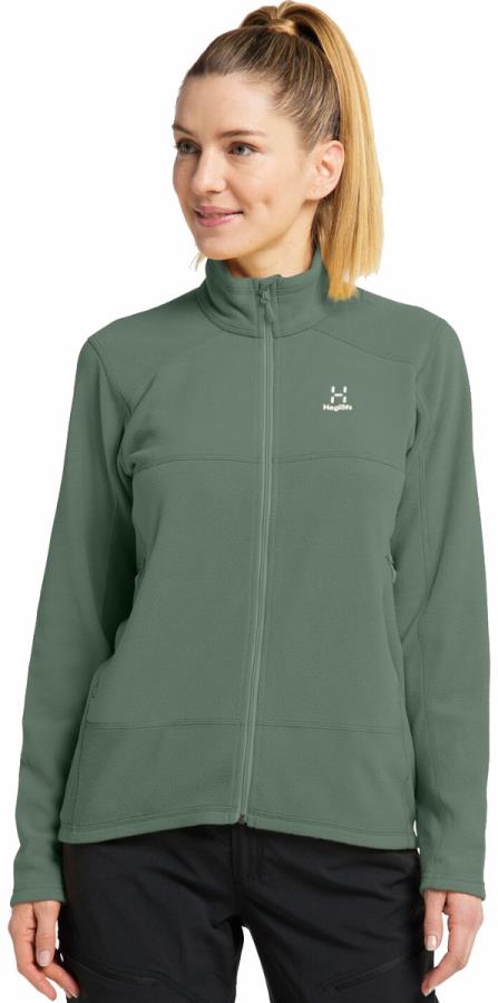 Haglofs Buteo Mid Women's Fleece Jacket, UK 14 Fjell Green